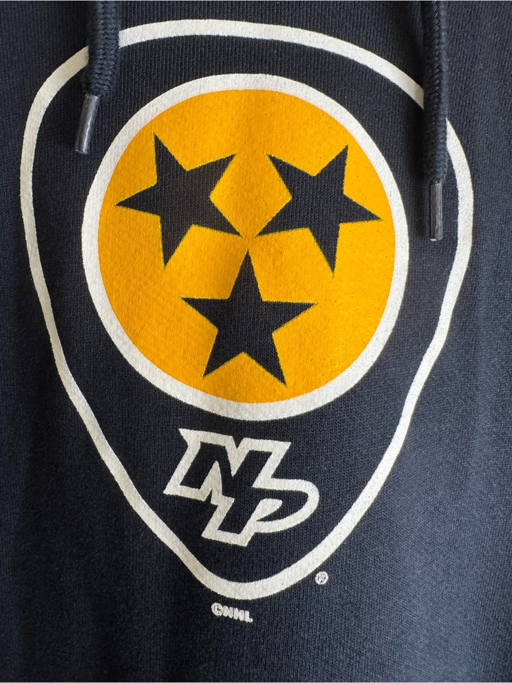 NWT Champion Nashville Predators NHL Guitar Pick Logo Hoodie Women’s L - Picture 4 of 7